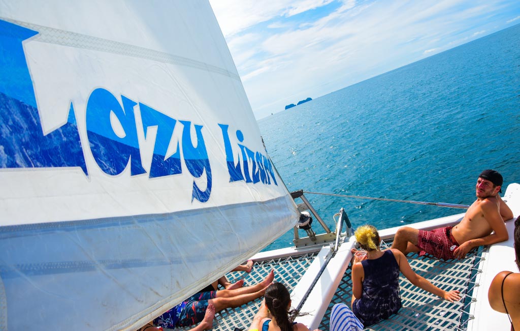 Sailing, sun and water, what a great package deal for a fun filled day.
